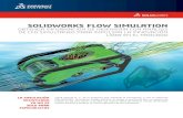 SOLIDWORKS FLOW SIMULATION · trabajo en 3D para poner a prueba sus nuevas ideas de manera virtual, desarrollar nuevos diseños y acelerar la comercialización de sus productos. Ingeniería
