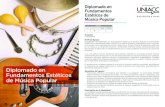 Fundamentos Estéticos de Música Popular · 2020. 2. 6. · Estética de la Música (Fundamentos Fenomenológicos) Análisis y Aplicación Práctico-Musical I: Lírica, Forma y Organología