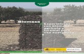 Biomasa - IDAE · cales y climatológicas, cargas de biomasa por unidad de supericie, rendimientos de maquinaria, experiencia de los operarios y otras). En lo que se reiere a bio-masa