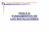 FÍSICA II: FUNDAMENTOS DE LAS INSTALACIONES …edifisica.us.es/mjespin/docencia/fiiinstalaciones/... · Comprender los fundamentos teóricos de la materia estudiada en la asignatura,