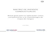 MATRIZ DE RIESGOS CONDUCTUALES - ICMA-ML de Riesgos Conductuales.pdfCONSTRUCCIÓN DE LA MATRIZ DE RIESGOS CONDUCTUALES.....6 El Programa CEP (Consolidación de la Ética Pública)