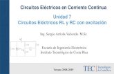 Circuitos Eléctricos en Corriente Continua Unidad 7 ... 7_ver_18-19.pdf · 7.1 Función escalón unitario Lo anterior demuestra que cuando cualquier función matemática se integra