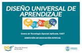DISEÑO UNIVERSAL DE APRENDIZAJE - Mendoza.edu.ar · 2020. 3. 29. · Diseño Universal de Aprendizaje. Pautas para su introducción en el curriculum •Ley de Educación Nacional