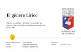 El énero Líricoceiaept.cl/attachments/Semana-11-Lenguaje-Segundo-Nivel... · 2021. 8. 10. · El énero Lírico Semana : 11 Fecha : 10/05 al 13/05 Objetivo de La Clase : Identificar