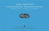 Archivo de Filología Aragonesa, 74 - DPZ · 2020. 9. 28. · ARCHIVO DE FILOLOGÍA ARAGONESA (AFA) Revista fundada por la Institución Fernando el Católico en 1945. Ha sido diri-