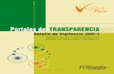 Portales de TRANSPARENCIA - Propuesta Ciudadana · 2014. 6. 30. · Boletín de Vigilancia de los Portales de Transparencia 2009 - I Lima, ... puntos), Consejo Regional (6 puntos)