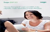 Grow forward con un ERP más rápido, más sencillo y más ......Para conseguir mejores datos comienza con Sage ERP X3. Sage ERP X3 mejora la eficiencia en toda la empresa y proporciona