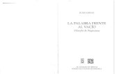  · 2015. 12. 23. · Primera edición, 2005 Arnau Navarro, Juan La palabra frente al vacío. Filosofía de Nügürjuna 1 Juan Arnau Navarro.- México : FCE, COLMEX, 2005 347 p. ;