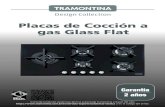 Placas de Cocción a gas Glass Flat - Tramontina...23 1. Presentación general de los productos Penta Glass Flat 5GG 70 Safestop Ref.: 94730/104 Dominó Glass Flat 1GG 38 Safestop