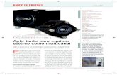 BANCO DE PRUEBAS - Sarte Audio · 2021. 2. 25. · control de la respuesta a volúmenes elevados. Para lograr este objetivo se necesita el esfuerzo combinado de un buen sistema electroacústico
