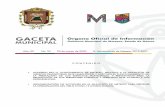 C O N T E N I D O - H. Ayuntamiento de Metepec · 2020. 3. 21. · TERCERO.- De acuerdo a los artículos 28 y 30 de la Ley Orgánica Municipal del Estado de México, los ayuntamientos