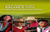 PUEBLOS INDÍGENAS DEL PERÚ: BALANCE 2014 · 2015. 3. 30. · Pueblos indígenas del Perú: balance 2014 sobre el cumplimiento del convenio 169 de la oit autor: Organizaciones que