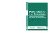 De las dictaduras a las democraciasolap.fder.edu.uy/wp-content/uploads/2014/09/De-las...ISBN: 978-987-3720-20-8 1ra. edición - diciembre 2014 De las dictaduras a las democracias.