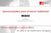Oportunidades para el Sector Industrial2013/10/01  · • Para finales de 2013 se estima se generarán cerca de medio millón de empleos lo que ubicará a México en torno al 5%.