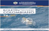 Boletín Meteomarino · Boletín Meteomarino Mensual del Caribe Colombiano por CIOH-Dimar ... San Andrés 12°34’10.31”N 081°42’05.28”W ... Durante mes de marzo las condiciones