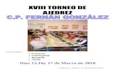 XVIII TORNEO DE AJEDREZ - arandactiva.com · 2021. 2. 2. · XVIII Torneo de Ajedrez del Colegio Fernán González. Las categorías serán de Promesas, Prebenjamín, Benjamín y Alevín.