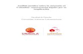 Análisis jurídico sobre la eutanasia en Colombia: consecuencias …repository.unaula.edu.co:8080/bitstream/123456789/1445/1/... · 2021. 2. 8. · convenza sobre la posibilidad