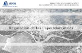 Regulación de las Fajas Marginales€¦ · Ley de Recursos Hídricos Ley 29338 Título V –Protección del Agua Art. 74: Faja marginal En los terrenos aledaños a los cauces naturales