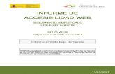 INFORME DE ACCESIBILIDAD WEB - caib.es · 2021. 2. 2. · informe de accesibilidad web seguimiento simplificado une-en301549:2019 sitio web ... 1112/2018 para las revisiones de accesibilidad.