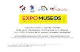 Expo Museos 2021 - Agenda conjunta xDR +HP1 Flat Museos...Expo Museos 20211 - Agenda conjunta 18 de mayo - Día Nacional e Internacional de los Museos Tema DIM21: El futuro de los