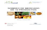 SONDEO DE MERCADO DE 16 PRODUCTOS - ASOCAM · 2018. 5. 6. · de turismo rural, en sectores y regiones seleccionados. El estudio realizado consistió en un sondeo de mercado de 16