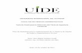 UNIVERSIDAD INTERNACIONAL DEL ECUADOR FACULTAD DE CIENCIAS ...€¦ · FACULTAD DE CIENCIAS ADMINISTRATIVAS Tesis de Grado para la Obtención del Título de Ingeniería Comercial