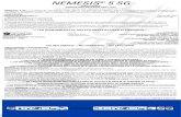 NEMESIS 5 SG - Anasac · 2020. 6. 8. · Conserve NEMESIS® 5 SG en su envase original, bien cerrado, etiquetado, en un lugar fresco, seco y bajo llave exclusivo para productos fitosanitarios.