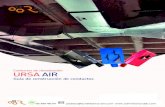 Conductos de climatización URSA AIR2 Manual del instalador Sumario Paneles URSA AIR, construcción de conductos 3 Figura: conducto recto 4 Figura: pared o tabica 6 Figura: curva de