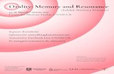 Orality: Memory and Resonance - UNAM€¦ · Susana González Aktories (FFyL, UNAM) Mariana Masera Cerutti (UDIR, UNAM) Las representaciones de la voz y sus materialidades: archivos,
