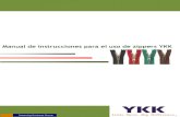 Manual de instrucciones para el uso de zippers YKKcentralamerica.ykkamericas.com/wp-content/uploads/sites/... · 2021. 3. 26. · Manual de instrucciones para el uso de zippers YKK