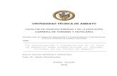 UNIVERSIDAD TÉCNICA DE AMBATO - UTA · 2012. 4. 23. · universidad tÉcnica de ambato facultad de ciencias humanas y de la educaciÓn carrera de turismo y hotelerÍa informe final