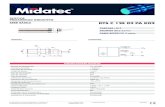CABLE RECTO PVC 2 metros - midatec.com · Protección contra Cortocircuitos Protección contra Inversión de Polaridad Resistencias a Vibraciones 10 - 30 VDC < 200mA < 10mA