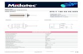 CABLE RECTO PVC 2 metros - Midatec · 2018. 5. 8. · Protección contra Cortocircuitos Protección contra Inversión de Polaridad Resistencias a Vibraciones 10 - 30 VDC < 400mA