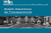 Boletín Electrónico de Transparencia · 2016. 7. 6. · Boletín Electrónico de Transparencia Medio Informativo Mensual del Comité de Transparencia ... en el que el Magistrado