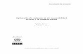Aplicación de indicadores de sostenibilidad urbana a la vivienda social · 2020. 9. 28. · CEPAL – Colección Documentos de proyecto Aplicación de indicadores de sostenibilidad