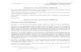Marco normativo Código Civil del Estado de Campeche CNDH … · 2018. 2. 27. · Marco normativo Código Civil del Estado de Campeche CNDH Fecha de publicación: Última reforma