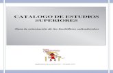 CATALOGO DE ESTUDIOS SUPERIORES - Diplomatie