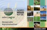 Desarrollo Agroindustrial -