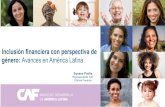 Inclusión financiera con perspectiva de género: Avances en ...