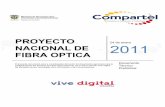 PROYECTO NACIONAL DE 2011 FIBRA OPTICA - MINTIC