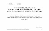 PROGRAMA DE FORTALECIMIENTO DE LA CALIDAD EDUCATIVA