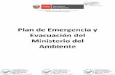 Plan de Emergencia y Evacuación del MINAM