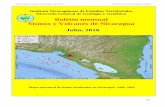 Boletín mensual Sismos y Volcanes de Nicaragua