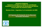 El Programa de Evaluación de los Recursos Forestales Mundiales