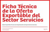 Ficha Técnica de la Oferta Exportable del Sector Servicios