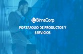 PORTAFOLIO DE PRODUCTOS Y SERVICIOS - Binnacorp