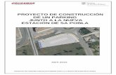 PROYECTO DE CONSTRUCCIÓN DE UN PARKING JUNTO A LA …
