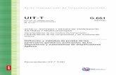 UIT-T Rec. G.661 (03/2006) Definici.n y m.todos de prueba ...