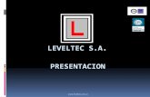 LEVELTEC S.A. PRESENTACION