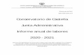 Conservatorio de Castella Junta Administrativa Informe ...